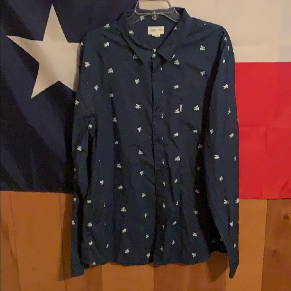 XXL Walker Refinery Dark blue Button-down